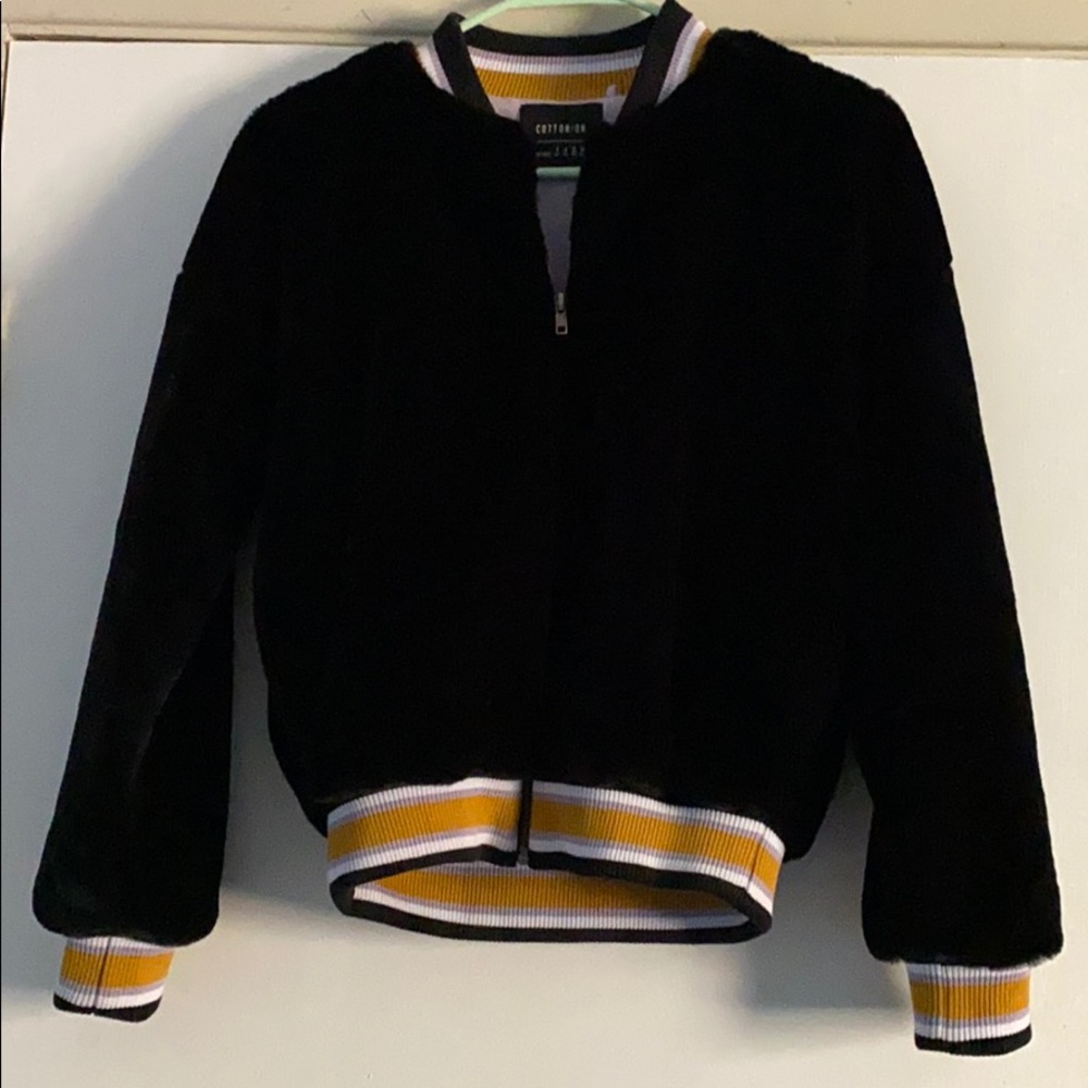 Velvet bomber jacket